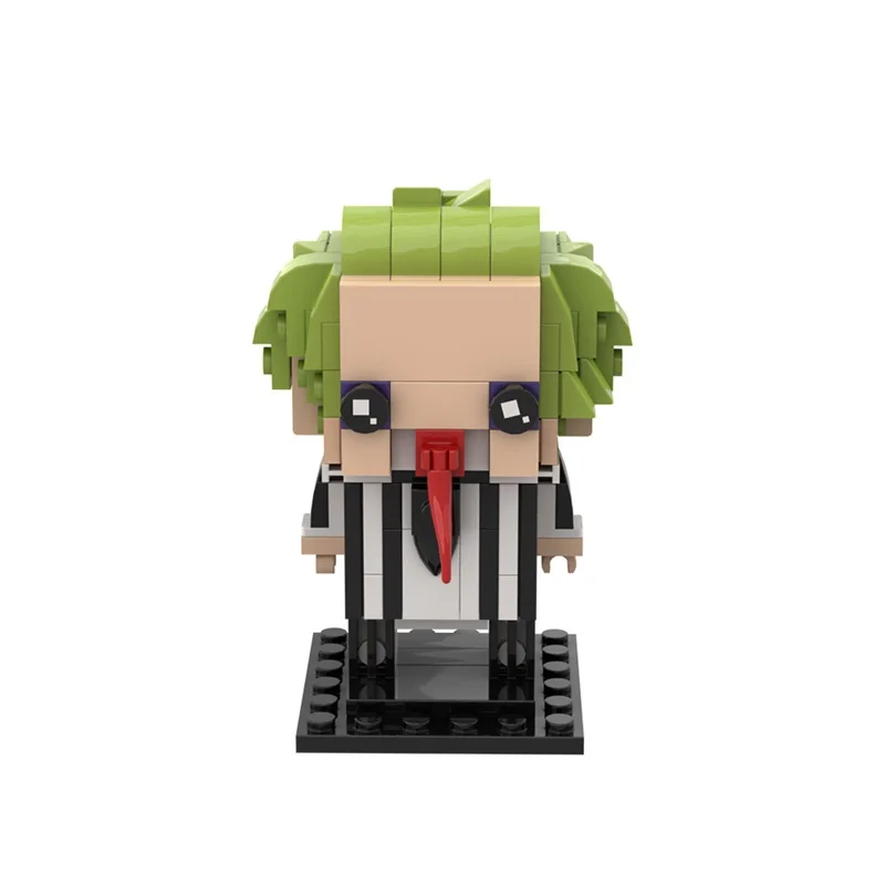 

Модель MOC Beetlejuice BrickheadZ, строительные блоки, экшн-фигурка из фильма «ужасы», экшн-фигурка, сборный кирпич, игрушка, креативный подарок для детей