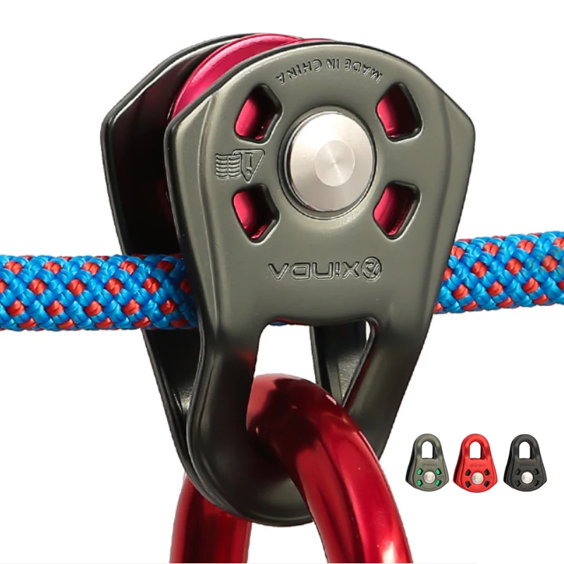 

Reinforced Small Single Pulley, Outdoor High-Altitude, Cableway Slide, Rock Climbing,Crossing Pulley,P491