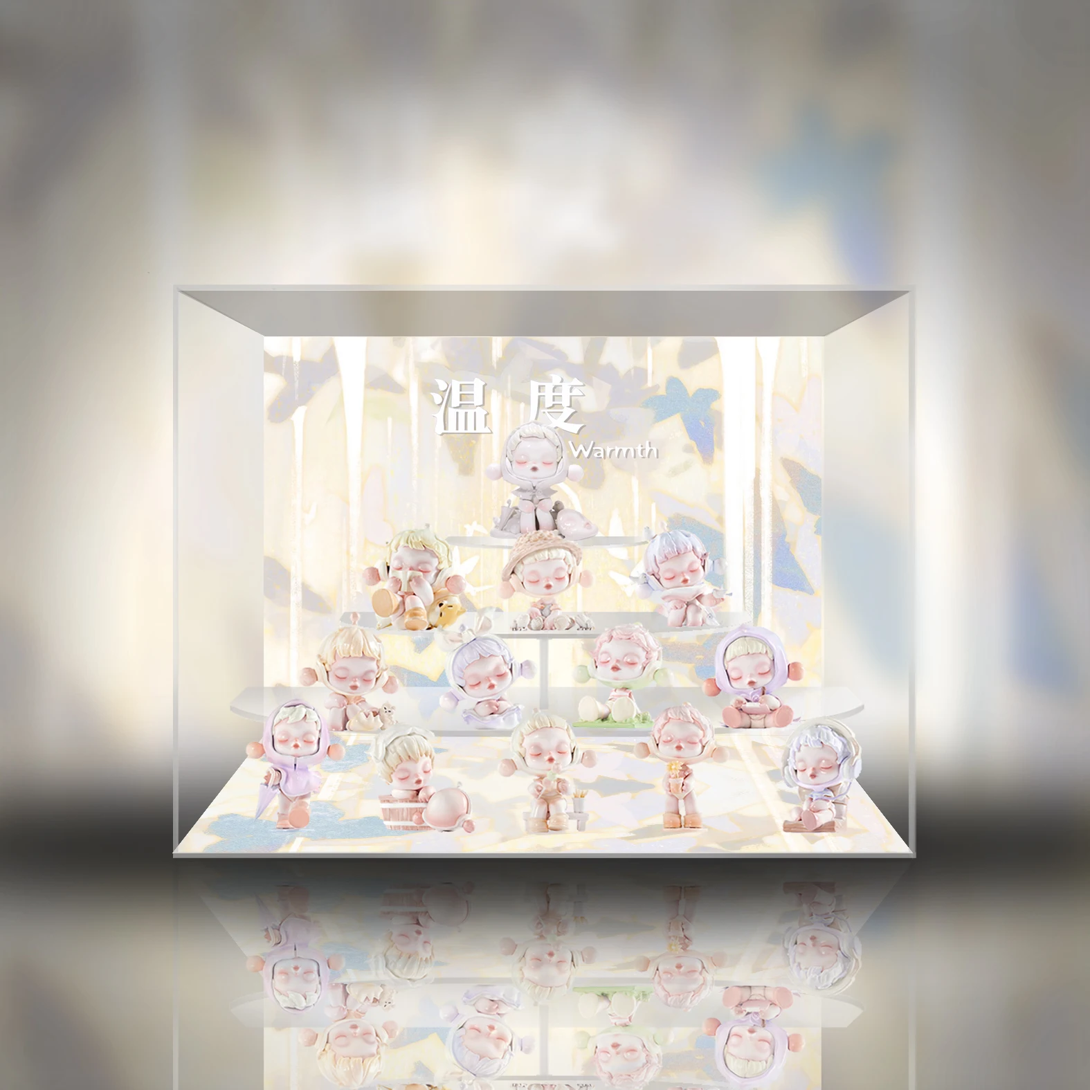 

Витрина MART SKULLPANDA серии Temperature из акрила, пылезащитная, для коллекционных фигурок, решение для хранения