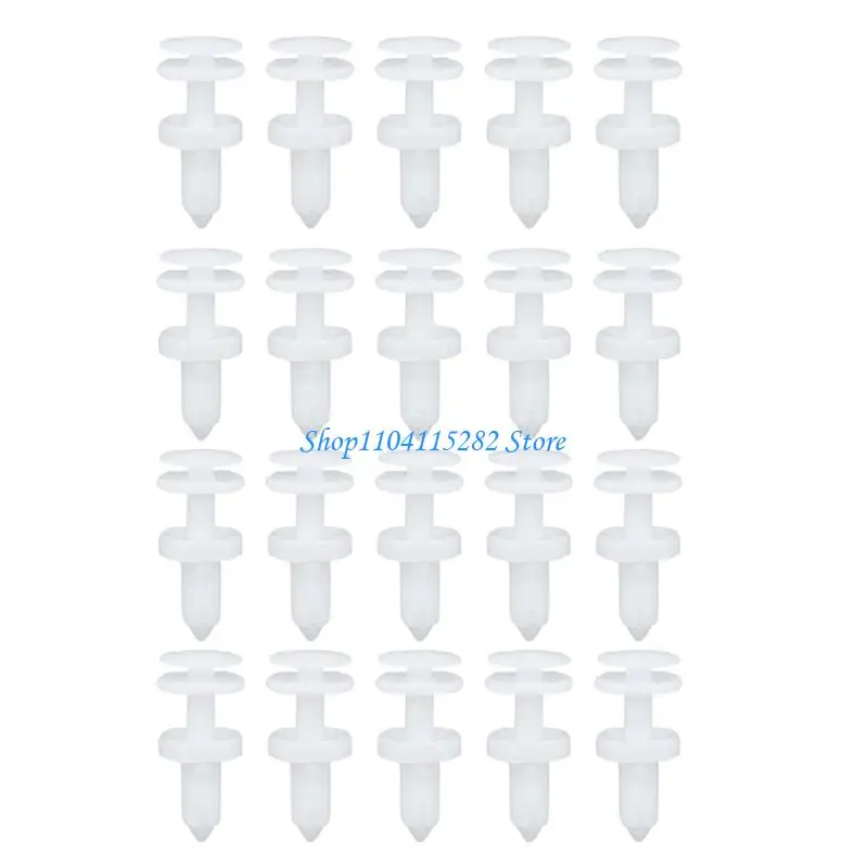 20pcs Automotive Panel Fasteners Enhanced Stability Design None Toxic Components