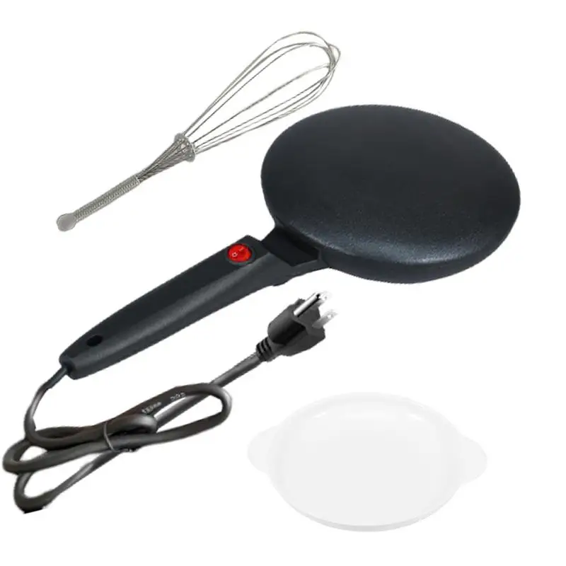 Automatic Pancake Maker Machine 600W Handheld Bake Pan Pancake Maker 7.87 In Non-stick Electric Pancake Pan Thermostatic Control