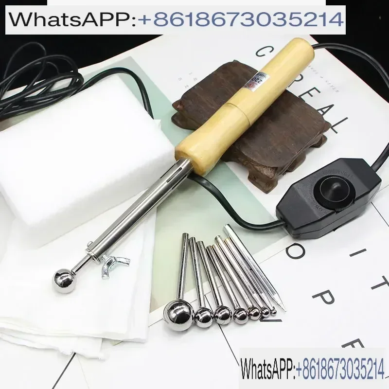 

110V/220V Cloth Fabric Flower Making Tools set, 8 heads+Soldering iron fabric flower maker