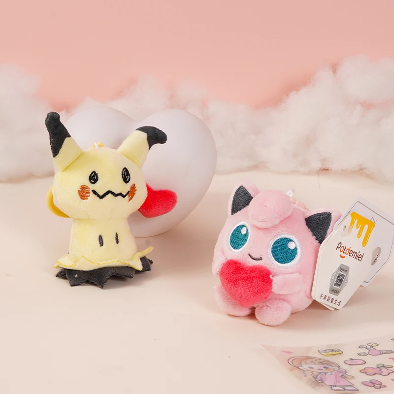 2025！Pokémon Pikachu Gengar Charmander Togepi Anime Plush Toy Cartoon & Cute Doll keyring Children's Toy Backpack pendant