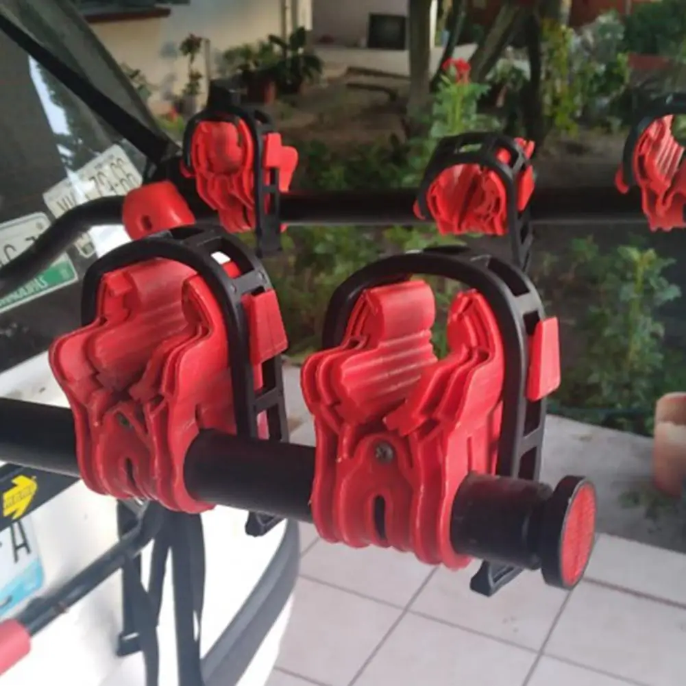 Bicycle Rack Scratch Resistant Hitch Mount Bike Rack Rubber Smooth Edge Helpful Transportation Hitch Mount Bicycle Rack