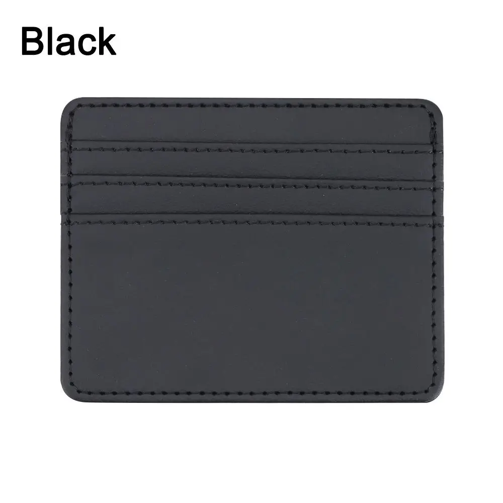 Women Men Wallet Case Business Leather Card Package ID Card Holders Business Card Wallet Money Pocket
