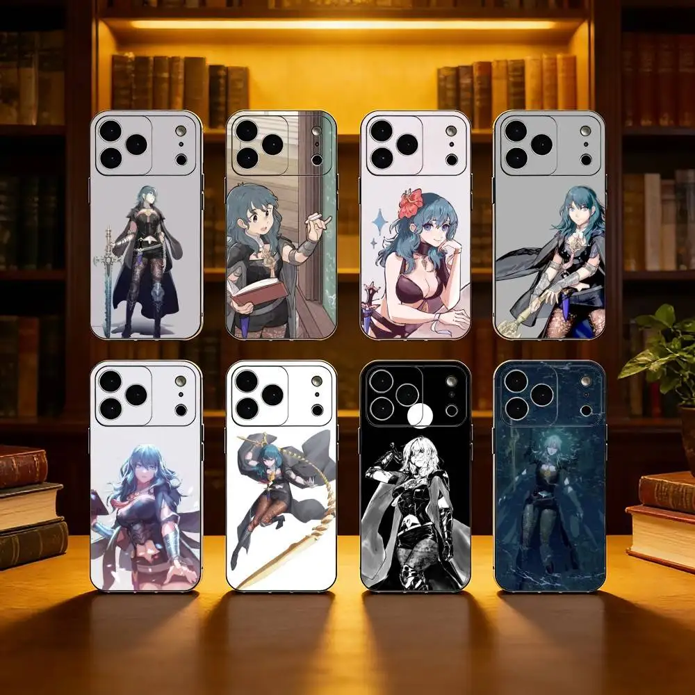 

Byleth Fire Emblem three houses Phone Case For iPhone 17,16,15,14,13,12,11 Plus,Pro Max,Soft Silicone Cover