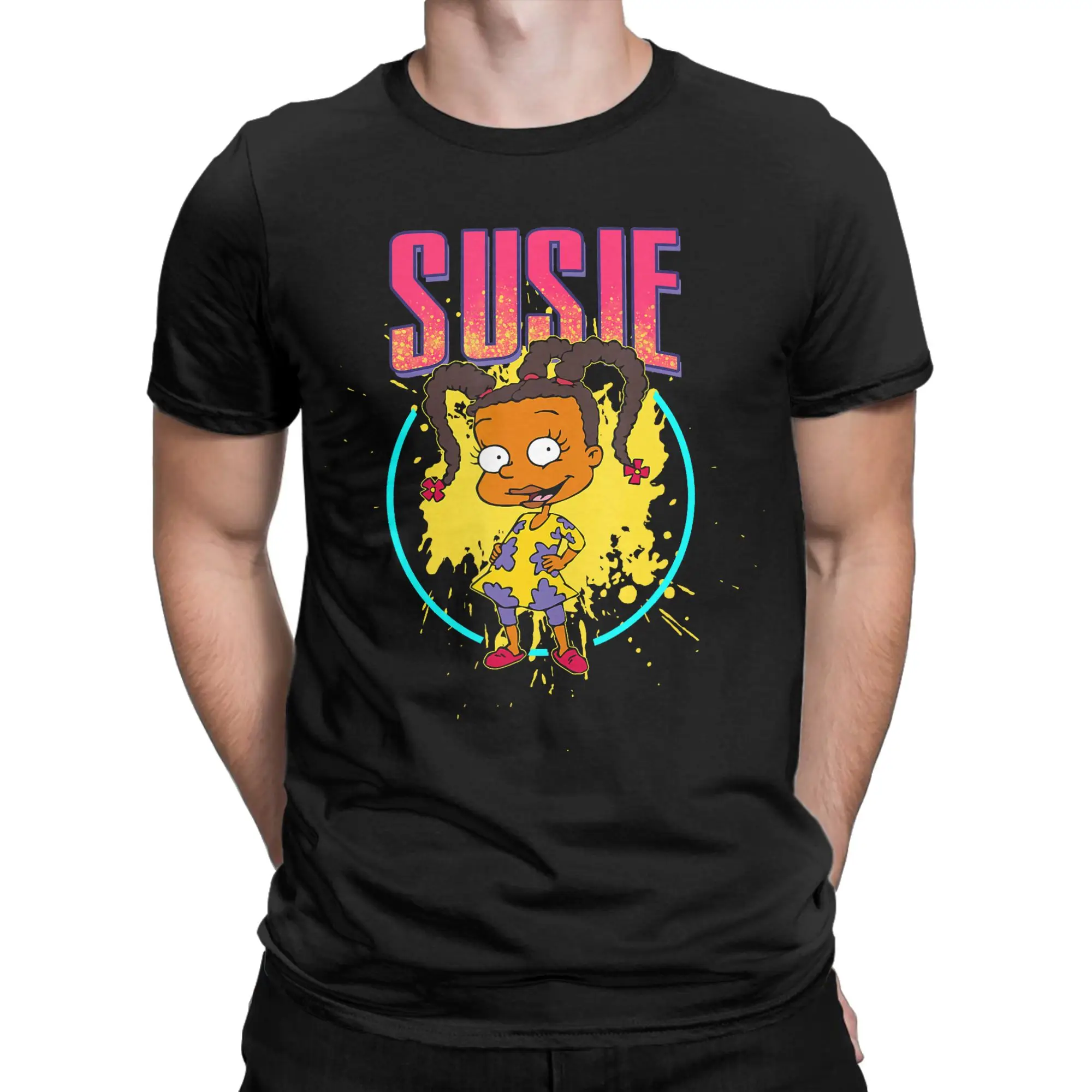 Susie Carmichael Funny 100% Cotton T-Shirt R-Rugrats Tees Tops For Men