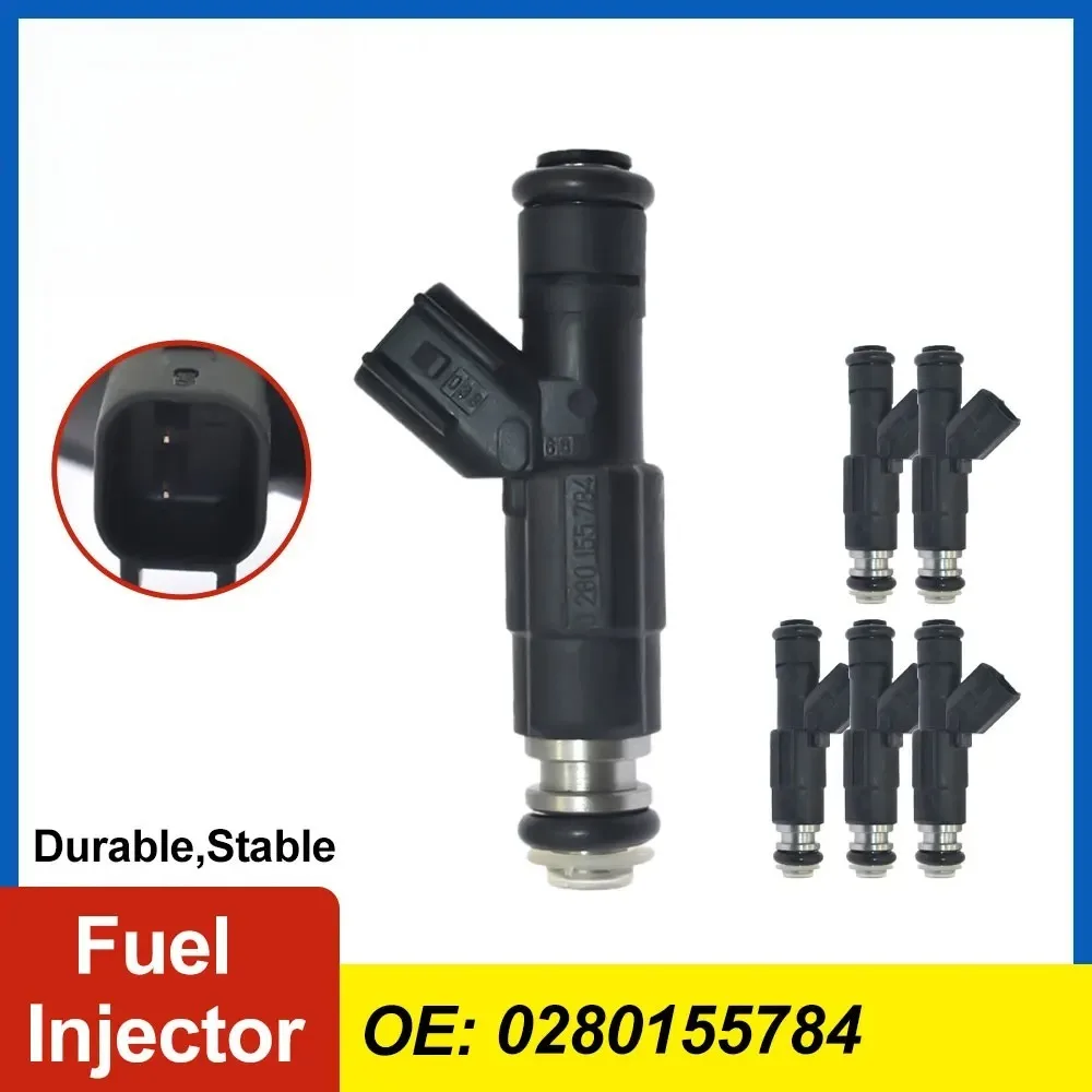 

1/6PCS Fuel Injector 0280155784 For Jeep Cherokee 1999-2001, Grand Cherokee 1999-2004, Wrangler 4.0L 1997-2004