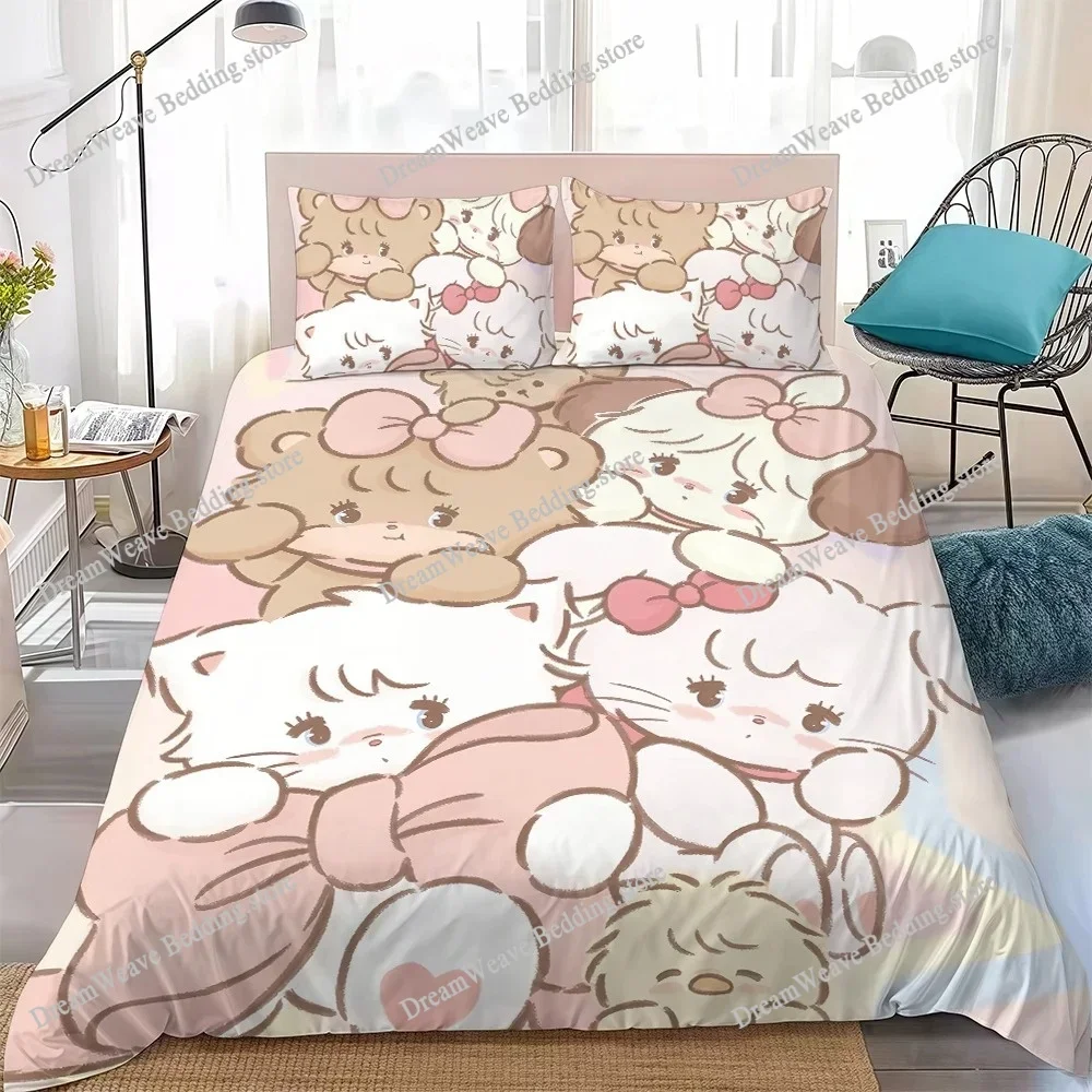 Cute Cartoon M-Mikko Duvet Cover Set Home Style Bedding Soft Laundry Cotton Bed Student Dormitory Gift519519