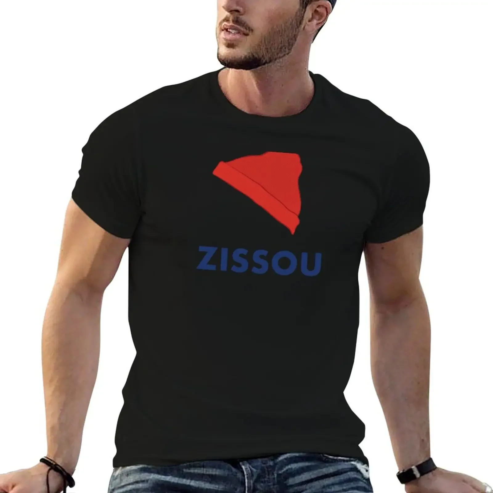 Zissou Hat T-Shirt cotton graphic tees sweat sublime t shirts for men pack