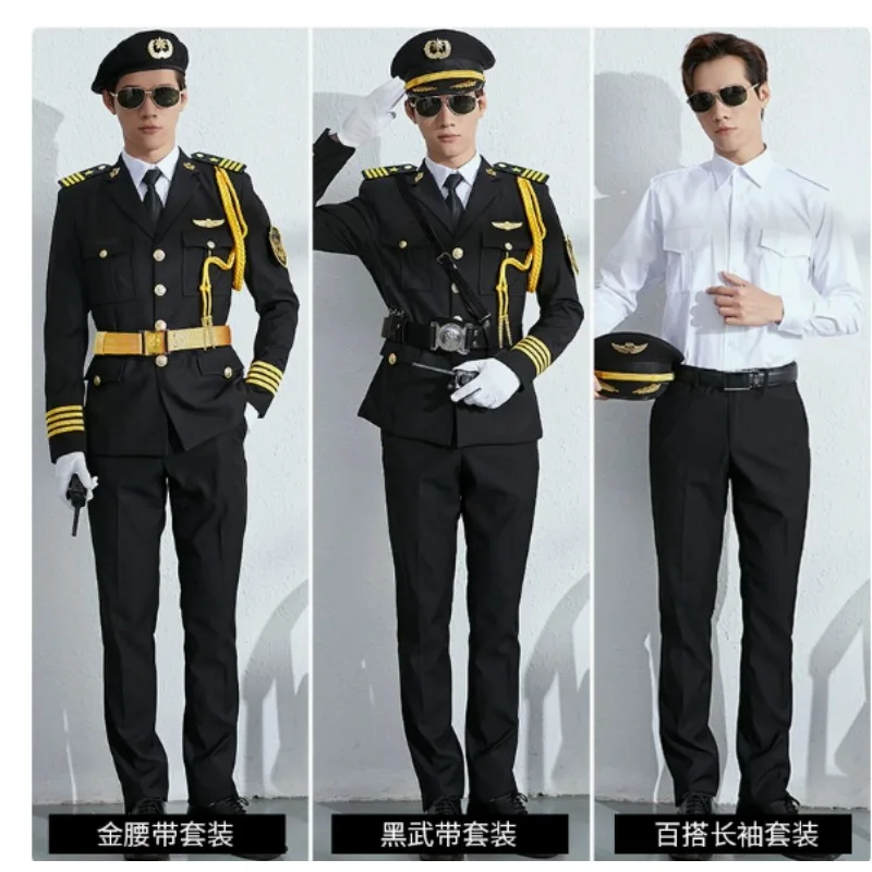 

Disfraz Safety Officer Royal Commander Uniform Accessory With Badge ropa hombre costume accessory homme de luxe italien Ecoparty