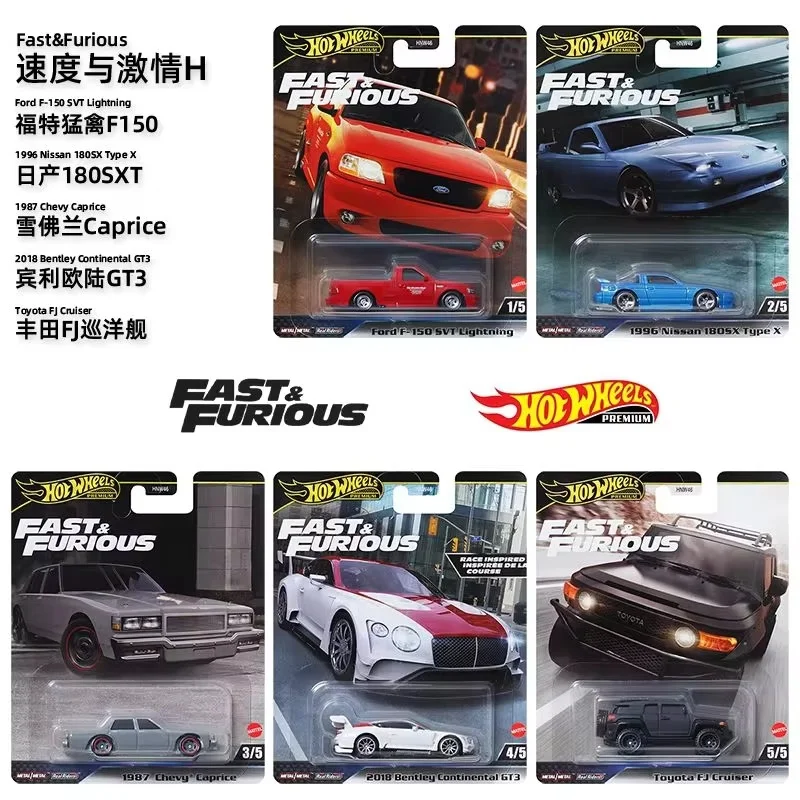 New Mattel Hot Wheels 5pc Gold Label Limited Collect Simulation Car Model Alloy Sports Culture Automotive Car Toy Birthday Gift