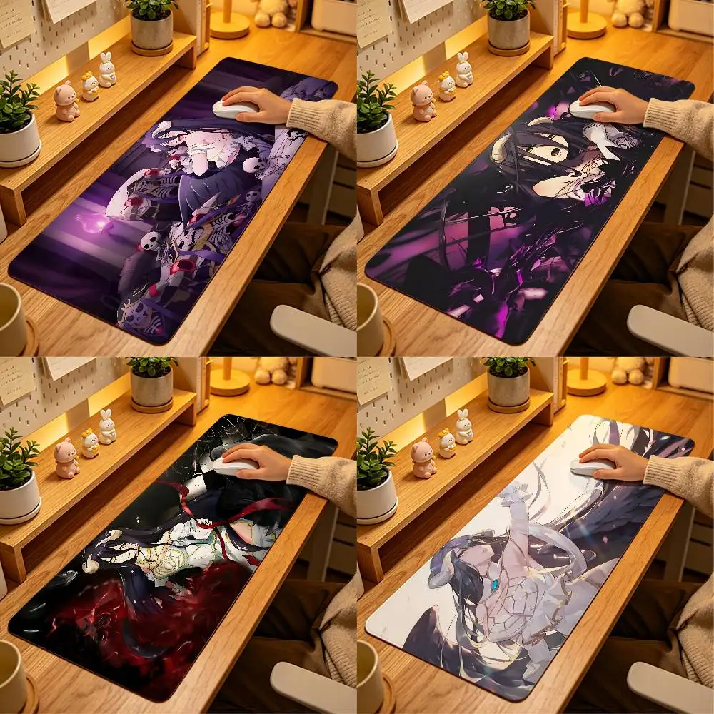 AnIME O-OVerlord A-Albedo Mouse Pad Computer Mat Deskpad Laptop Keyboard Mat Office Large Landscape Mousepad