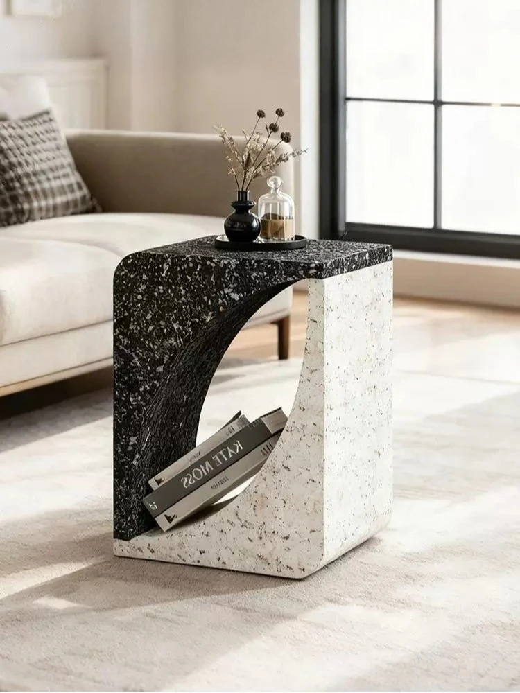 Minimalist Style Sofa Side Tables High-end Home Corner Table Coffee Table Balcony Table Modern Bedroom Nightstands Furniture - view 3