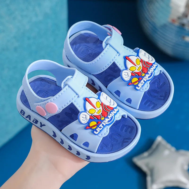 Letnie miękkie podeszwy antypoślizgowe 1-3 lata Cartoon Little White Rabbit Baby Walking Shoes dla chłopców i dzieci Sandały