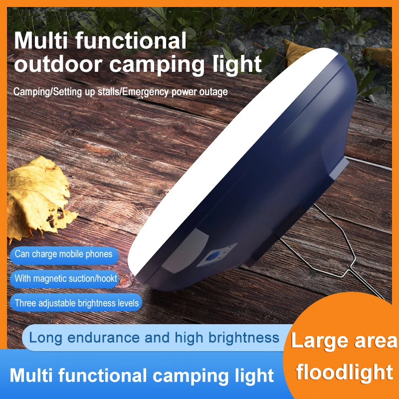 

E2 Camping Lanterns Portable Led Hang Tent Light Rechargeable Outdoor Fishing Emergency Lighting UFO Night Lamps Waterproof Tent