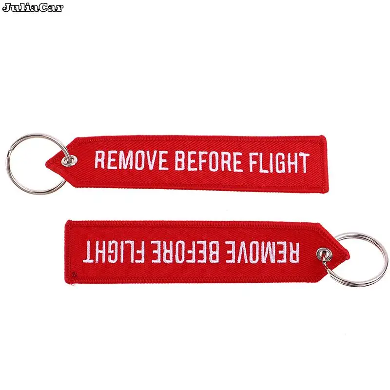 Remove Before Flight Lanyards Keychain Strap For Card Badge Gym Key Chain