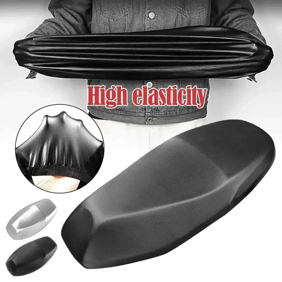 Premium Motorcycle Seat Cover Waterproof Dustproof Rainproof Anti-Slip Breathable Protector Universal Fit for Motorbike Scooter