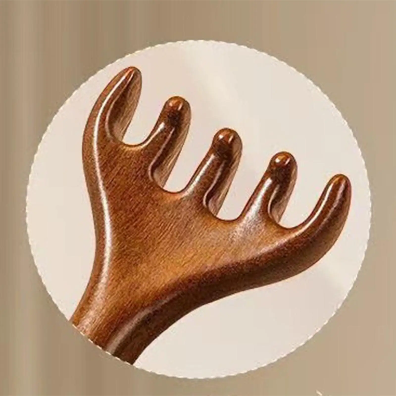 Kopfhaut-Massagegerät, Kamm, leichtes Hand-Kopfmassagegerät für die Kopfhaut im Rückenarm