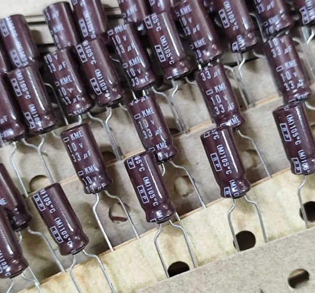

30PCS/LOT Original Japanese NIPPON KME 10V 33UF BP non-polar audio electrolytic capacitor 5X11MM FREE SHIPPING