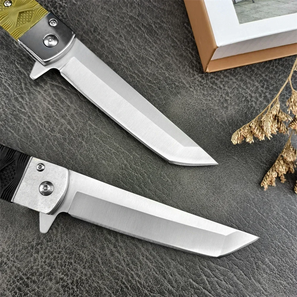 Z04 Outdoor Portable Utility Pocket Knife Nylon Fiber Handle Self Defense Hunting Survival Folding Blade Multi-purpose EDC Knife