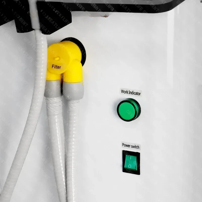 NUOVA unità di aspirazione da 600 W Aspiratore per eiettore di saliva con pompa per vuoto medica mobile da 300 litri