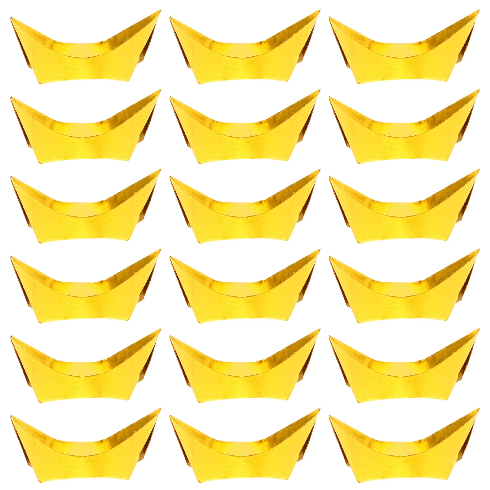 

500pcs Handmade Gold Paper Ingots Mini Craft For Ancestral Worship Qingming Festival Tomb-Sweeping Rituals Chinese Funeral