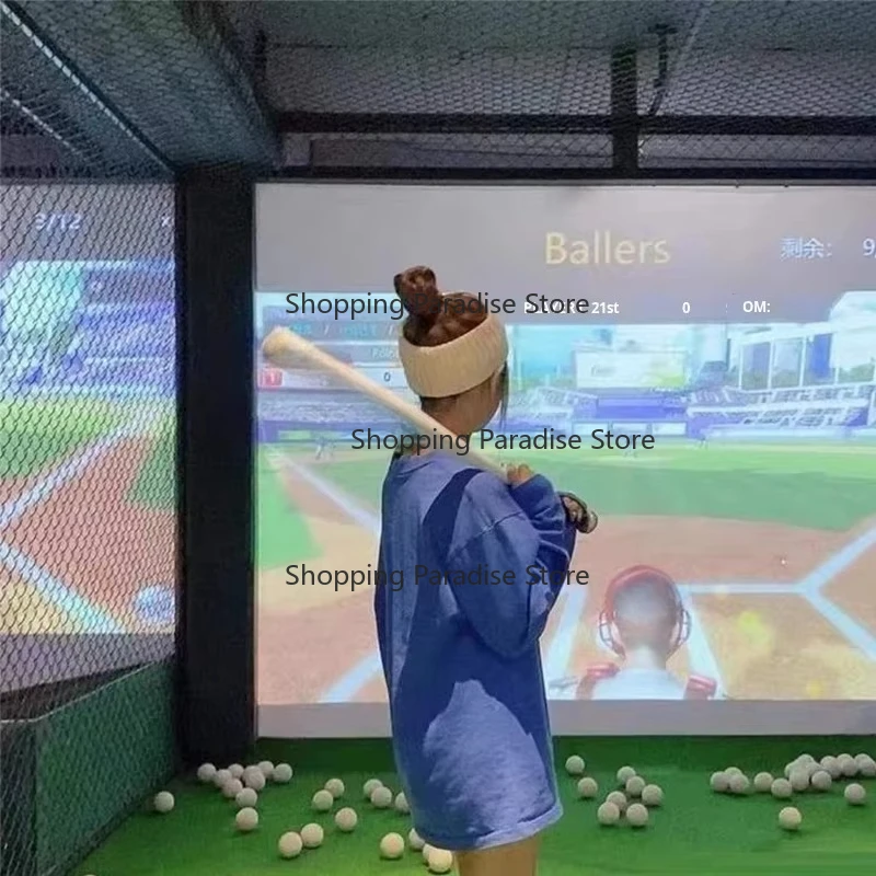 Simulated Baseball Digital Sports Interactive Experience Projection Trendy Toy Equipment Entertainment Game Batting Cage Ball