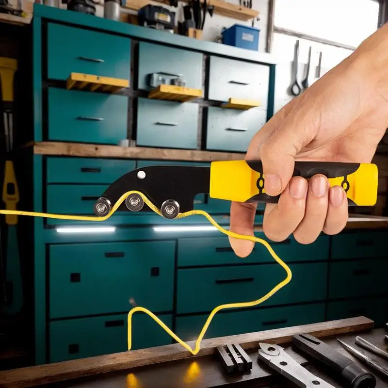 Cable Straightener Wire Looper Tool Precision Manual Bender Stainless Straightening Device For Electrician Reset Fencing HVAC