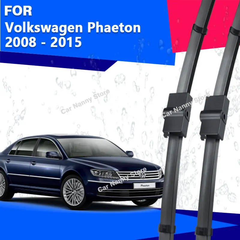 

Front Windshield Windscreen Blades for Volkswagen Phaeton 2008 - 2015 Car Wipers Rubber Strip Wiper Soft Rubber 2009 2010 2011