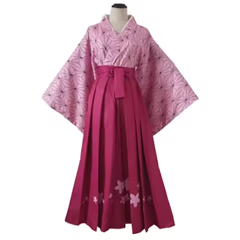 2025 Kamado Tanjirou Nezuko Kochou Shinobu Tomioka Giyuu Kanroji Mitsuri Tsuyuri Kanao Cosplay Kostuum Kimono Jurk Anime Pak