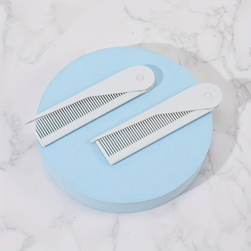 2pcs Creative Pointed Tail  Finishing Comb for Normal Hair, Travel-Friendly Pocket Size Hair Styling Comb for Volumizing Hair