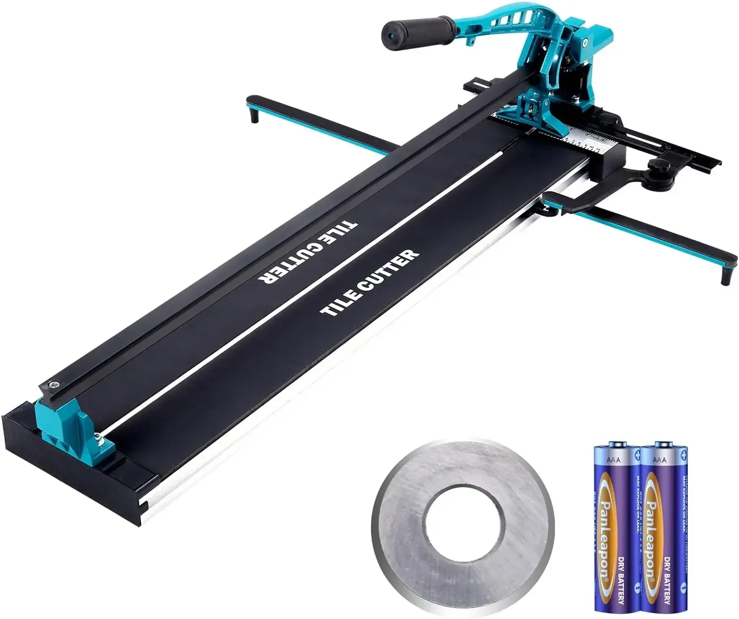 Manual Tile Cutter, 48'' Porcelain Ceramic Tile Cutter with Tungsten Carbide Cutting Wheel, Infrared Positioning, Anti-Skid Feet