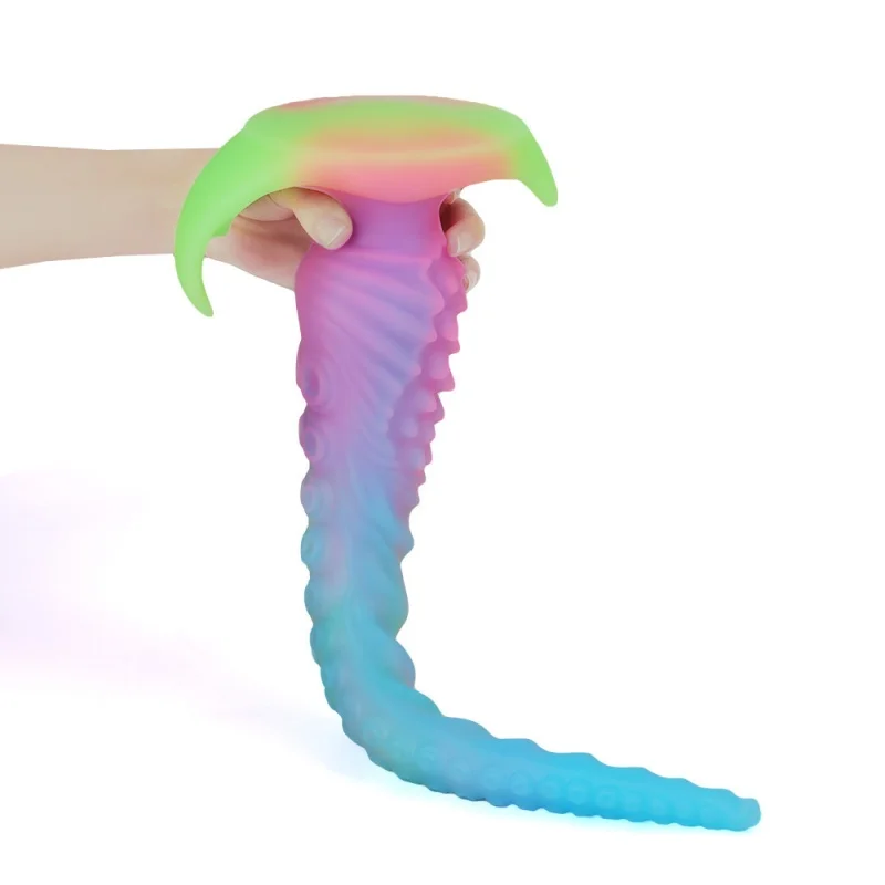 Enorme Tentakels Anale Plug Zachte Octopus Siliconen Dildo Vaginale Stimulatie Lange ButtPlug Prostaat Massage Seksspeeltje voor Vrouwen Mannen 18