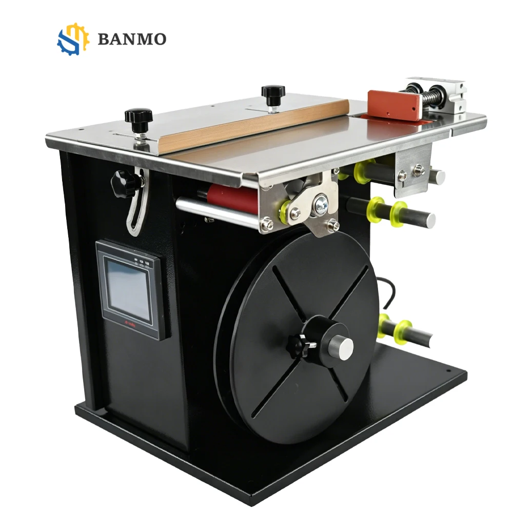 90 L-Type Corner Semi-Automatic Labeling Machine For Small Boxes Cartons-Self-Adhesive Tamper-Proof Desktop PLC Paper Labeling