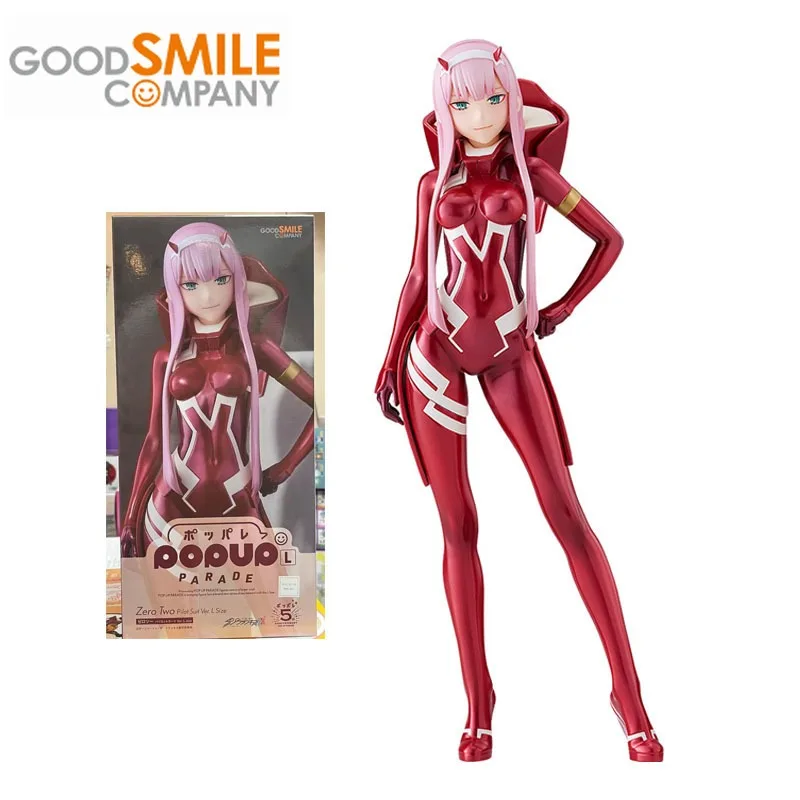 Gsc pop up desfile original querido no franxx anime figura 02 terno de condução figura de ação brinquedos para crianças presentes aniversário