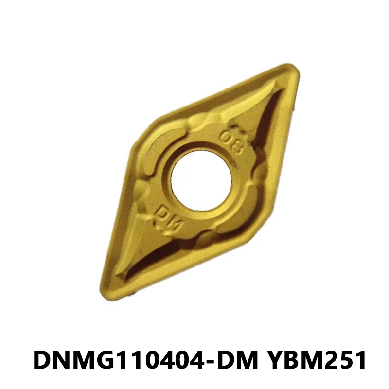 

Original DNMG110404-DM YBM251 Carbide Inserts DNMG 110404 DM for Stainless Processing CNC Lathe Turning Cutter Mechanical Tool