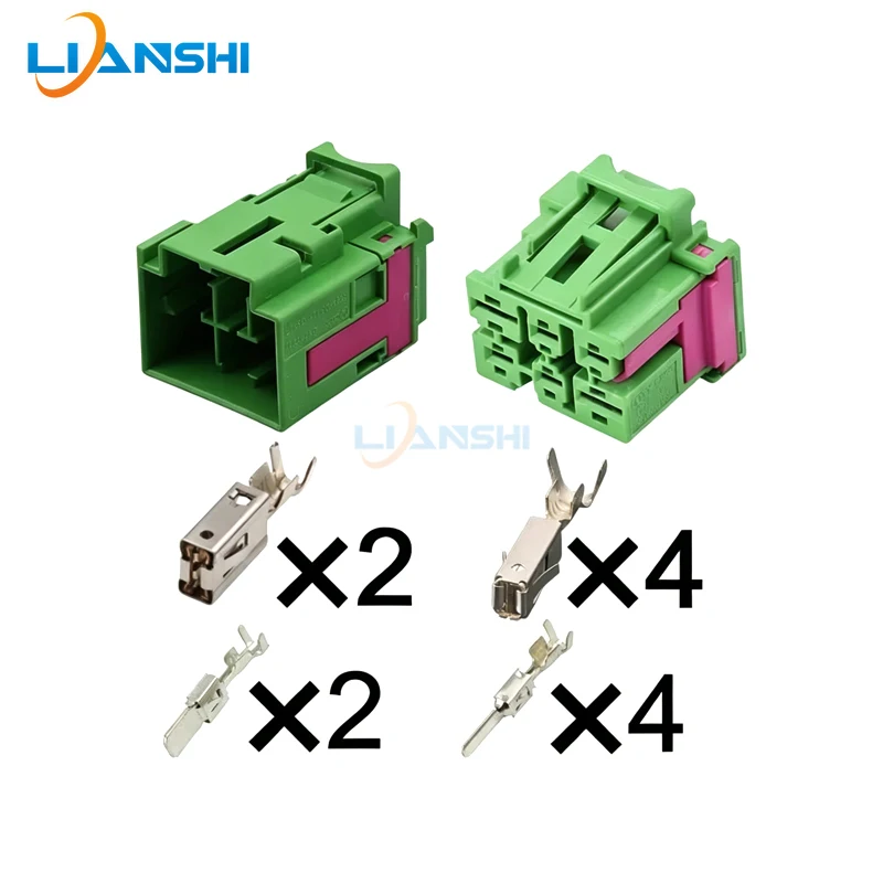 6pin 4F0937741F 4F0937731F Connector Housing For A6 C6 A8 D3 Q7 Seat Heater Plug