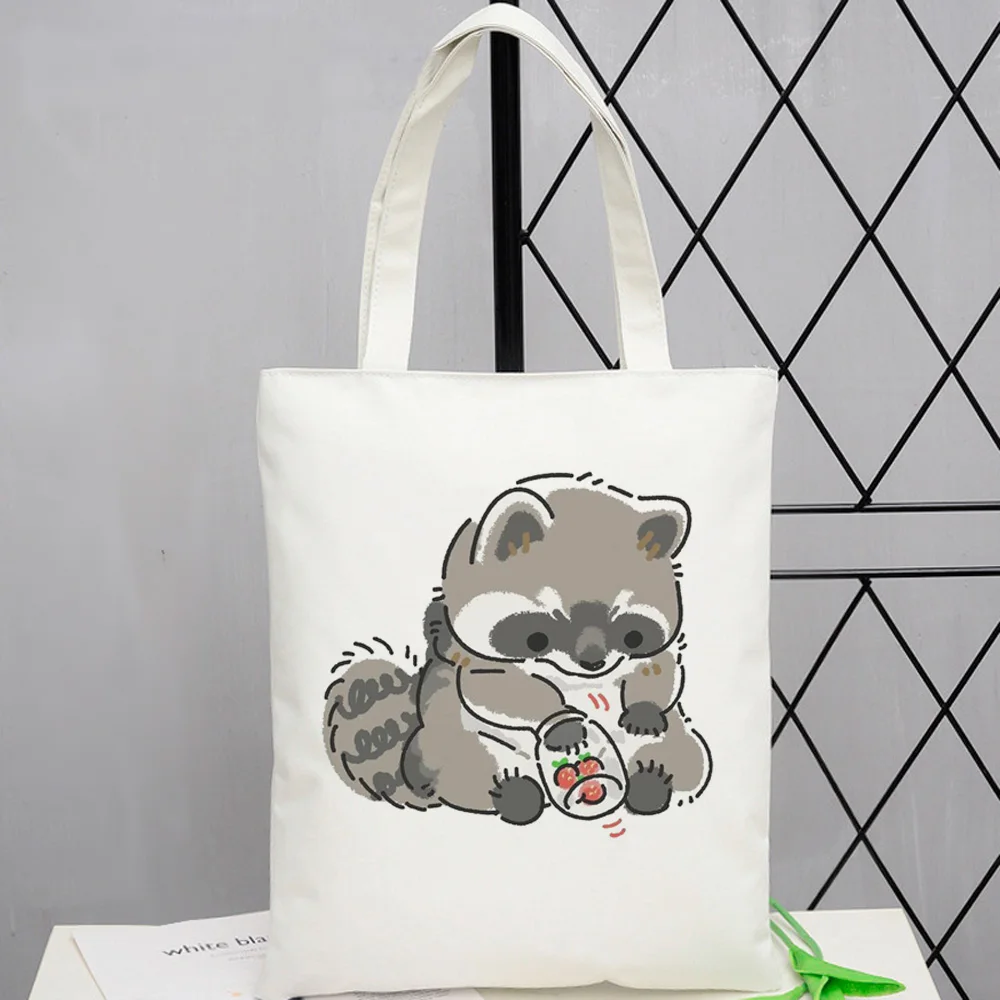 Mapache shopping bag jute bag shopper shopper reusable cotton eco bag shoping reusable custom