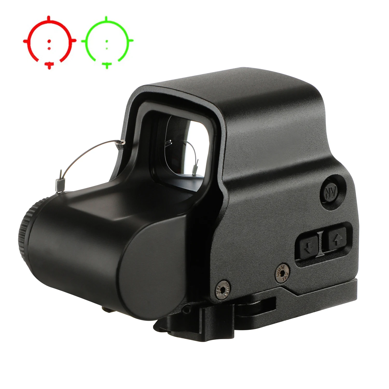 558 Red Dot Sight Holographic Sight Red Green Dot Reflex Sight with Picatinny 20mm Quick Release Mount