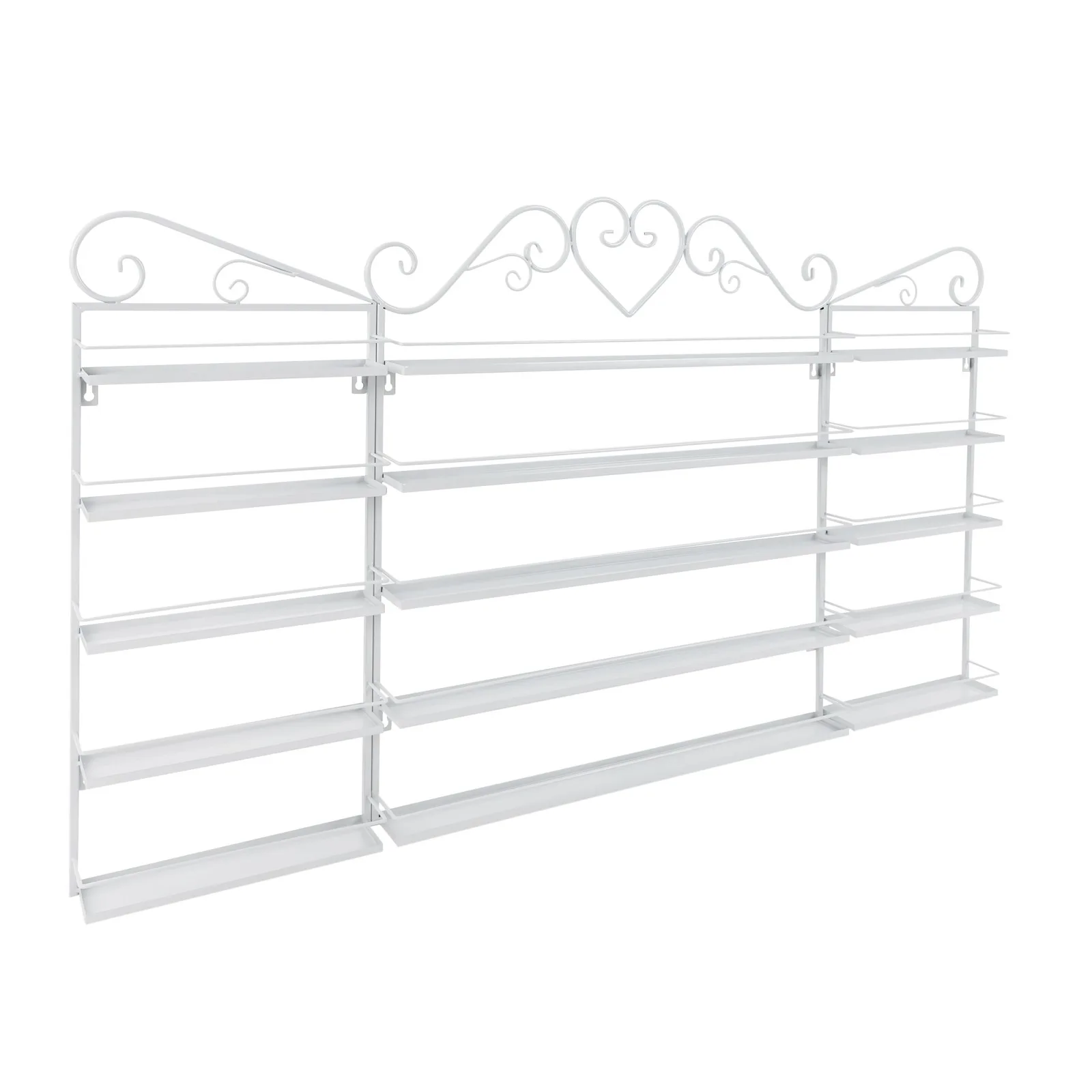 5-poziomowy organizer na lakiery do paznokci, ścienny regał do przechowywania lakierów do paznokci do salonu kosmetycznego