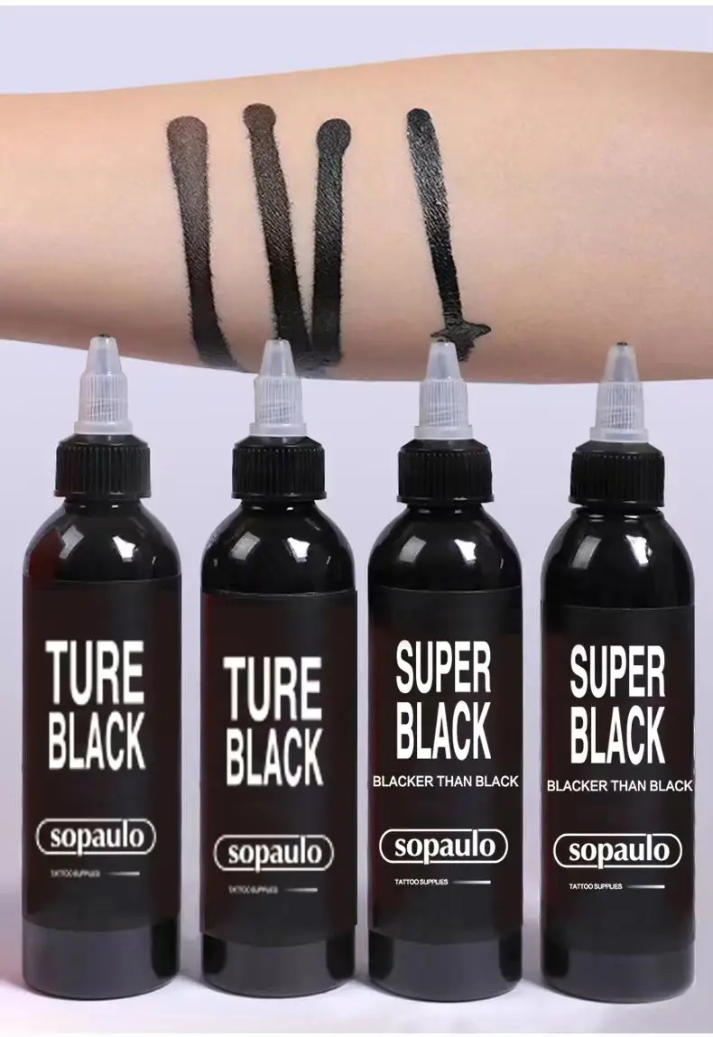 Captainink-tinta de tatuaje profesional para cuerpo humano, Cartucho de pintura oficial de alta calidad, aguja supernegra, 30ml, 1 Oz