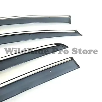 套適用於 2015-2021 年大眾高爾夫 7 的通用型雨擋車窗遮陽板,卡扣式加厚雨水導流板 10 最佳銷售 福斯高爾夫 - №7