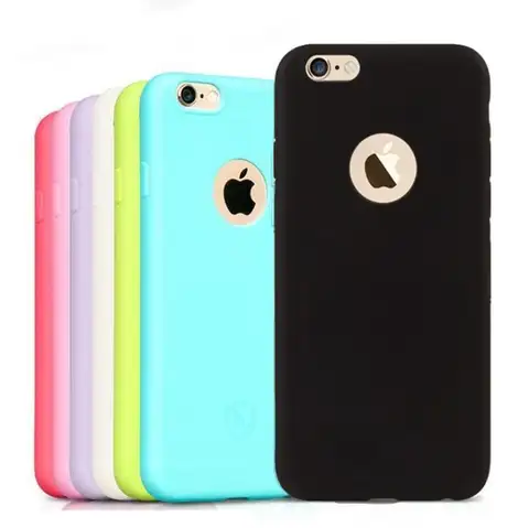 Silikonowe etui do iPhone 6 6s 7 8 Plus 7Plus 8Plus SE 2020 iphone 11 12 13 Pro X XS MAX XR mini Gel Cell Phone Cover Casing Coque