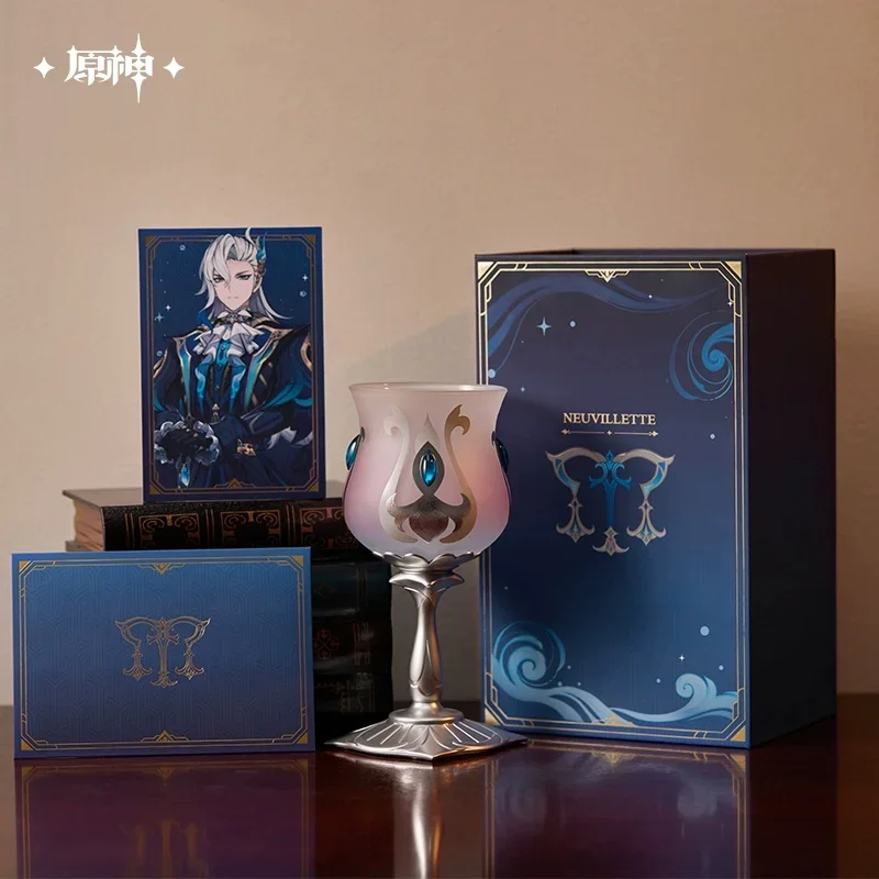 Presale Game Genshin Impact Official Merch miHoYo Original Theme Series Neuvillette Goblet Gift Box Cup Birthday Gifts