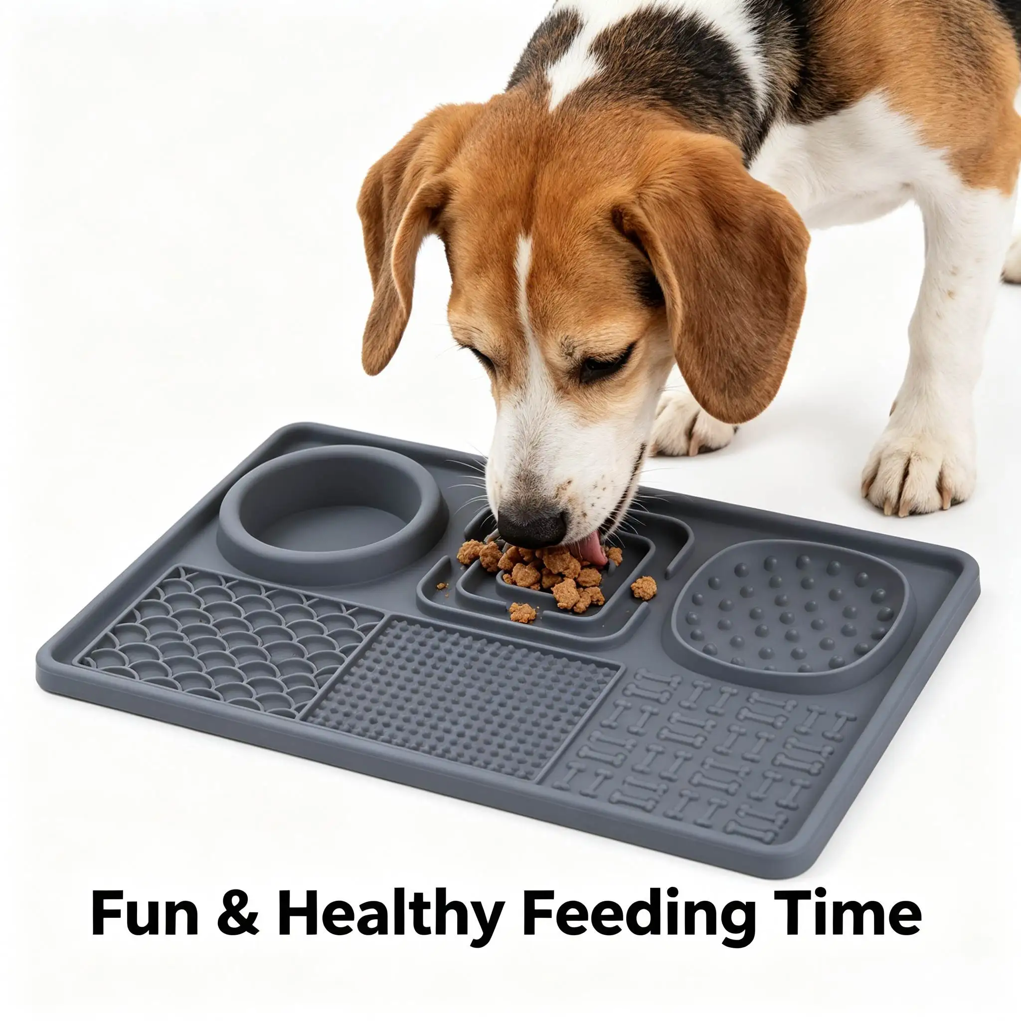 Food Grade Silicone Dog Lick Mat Anti Slip Suction Cup Dog Slow Feeding Pad Anxiety Relief Lick Pad For Cat Puppy Pet Training