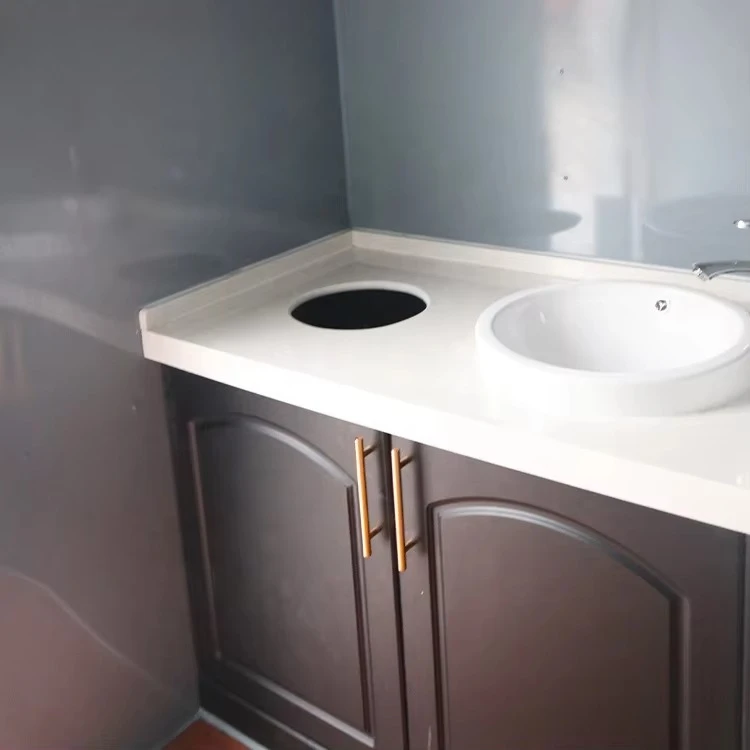 Mobile Toilet Integrated Mold Dry Chemical Toilet Anti-slip Floor Easy Clean Low Maintenance Outdoor Festival Temporary Washroom