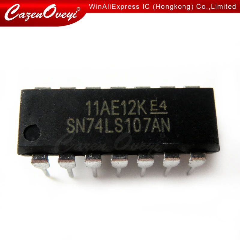 5pcs/lot SN74LS107AN DIP14 SN74LS107N DIP HD74LS107AP 74LS107 DIP-14 DM74LS107AN MB74LS107 In Stock