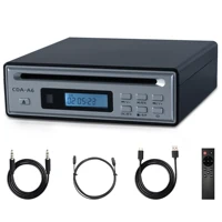 Reproductor de CD Bluetooth Portátil, Reproductor de CD HiFi para el Hogar, Reproductor de CD de Escritorio con Entrada y Salida Bluetooth
