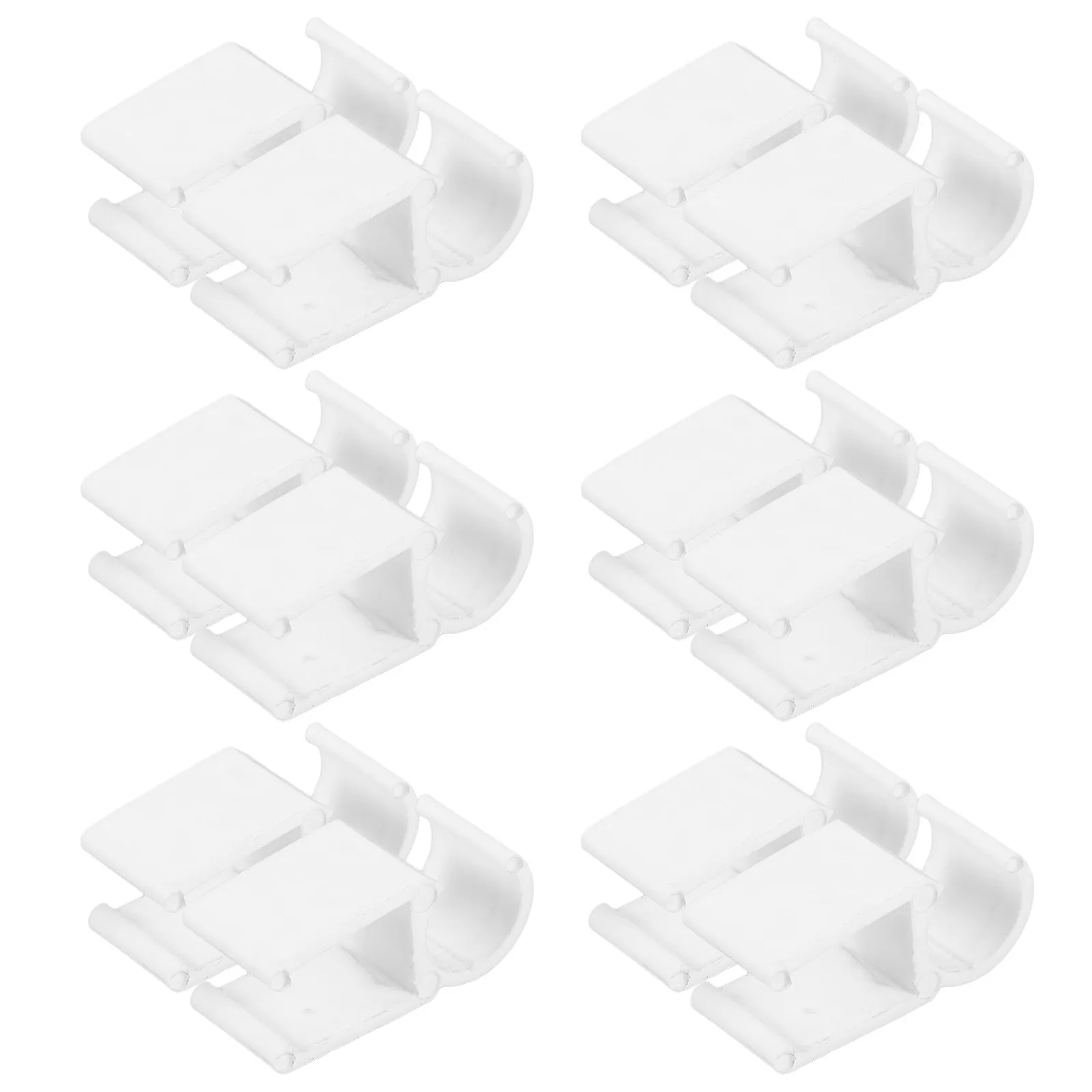 

20Pcs Adhesive Pen Holder Clips Plastic Pen Buckles for Whiteboard School Office Classroom Stationery Plastic Pencil Clip